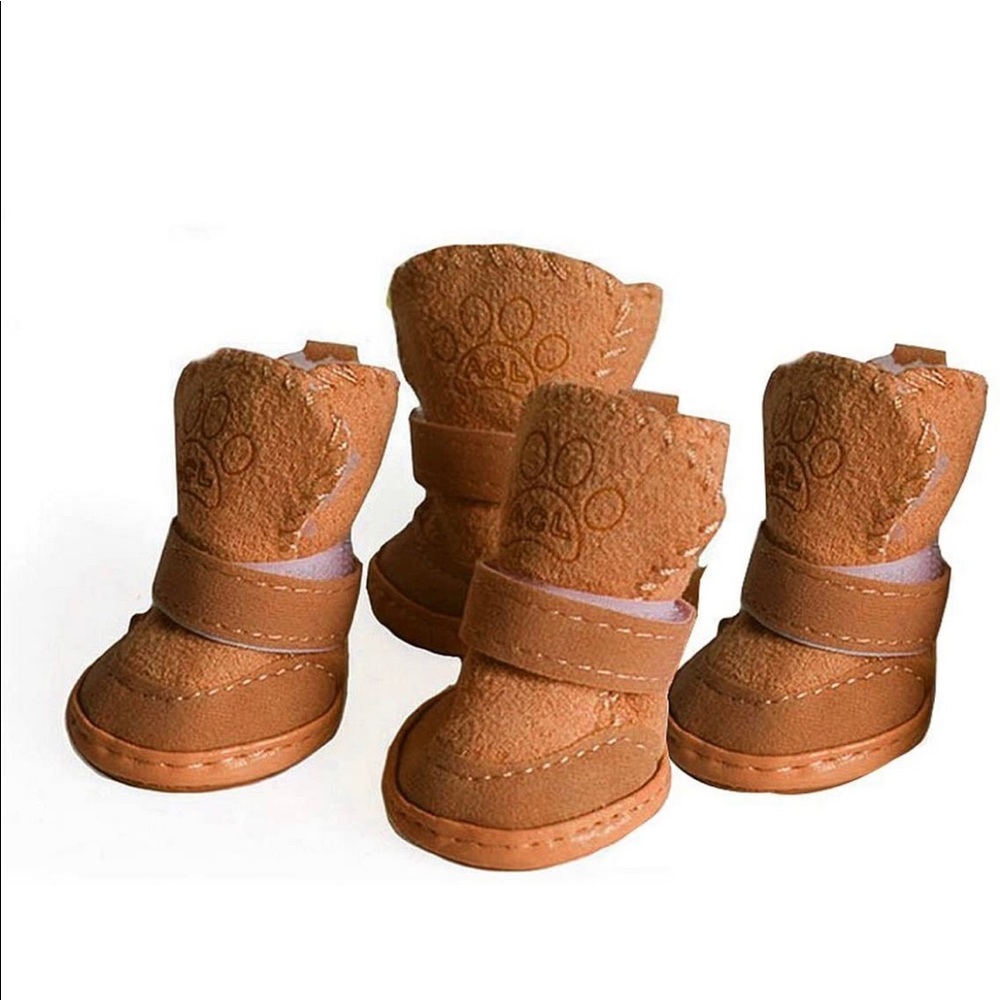Size small dog booties. Ideal for a breed bigger than a chihuahua.